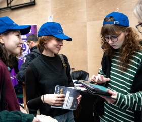 Kariérní festival Ostravské univerzity „Za kariérOU“ 24. dubna 2024 v City Campusu OU na Černé louceAutor: Jana Greplová