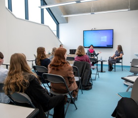 Kariérní festival Ostravské univerzity „Za kariérOU“ 24. dubna 2024 v City Campusu OU na Černé louceAutor: Jana Greplová