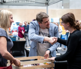 Kariérní festival Ostravské univerzity „Za kariérOU“ 24. dubna 2024 v City Campusu OU na Černé louceAutor: Jana Greplová