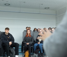 Kariérní festival Ostravské univerzity „Za kariérOU“ 24. dubna 2024 v City Campusu OU na Černé louceAutor: Tereza Šišmišová