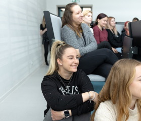 Kariérní festival Ostravské univerzity „Za kariérOU“ 24. dubna 2024 v City Campusu OU na Černé louceAutor: Tereza Šišmišová