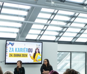 Kariérní festival Ostravské univerzity „Za kariérOU“ 24. dubna 2024 v City Campusu OU na Černé louceAutor: Tereza Šišmišová
