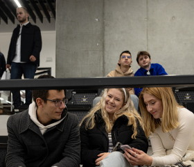 Kariérní festival Ostravské univerzity „Za kariérOU“ 24. dubna 2024 v City Campusu OU na Černé louceAutor: Tereza Šišmišová