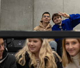 Kariérní festival Ostravské univerzity „Za kariérOU“ 24. dubna 2024 v City Campusu OU na Černé louceAutor: Tereza Šišmišová
