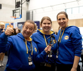 Kariérní festival Ostravské univerzity „Za kariérOU“ 24. dubna 2024 v City Campusu OU na Černé louceAutor: Tereza Šišmišová