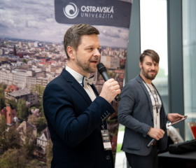 Kariérní festival Ostravské univerzity „Za kariérOU“ 24. dubna 2024 v City Campusu OU na Černé louceAutor: Jana Greplová