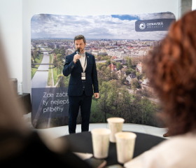 Kariérní festival Ostravské univerzity „Za kariérOU“ 24. dubna 2024 v City Campusu OU na Černé louceAutor: Jana Greplová