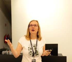 Kariérní festival Ostravské univerzity „Za kariérOU“ 24. dubna 2024 v City Campusu OU na Černé louceAutor: Tereza Šišmišová