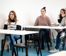 Kariérní festival Ostravské univerzity „Za kariérOU“ 24. dubna 2024 v City Campusu OU na Černé louceAutor: Jana Greplová