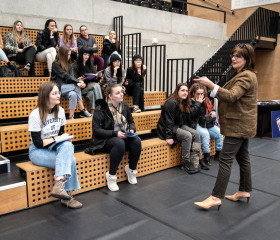 Kariérní festival Ostravské univerzity „Za kariérOU“ 24. dubna 2024 v City Campusu OU na Černé louceAutor: Jana Greplová