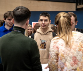 Kariérní festival Ostravské univerzity „Za kariérOU“ 24. dubna 2024 v City Campusu OU na Černé louceAutor: Jana Greplová