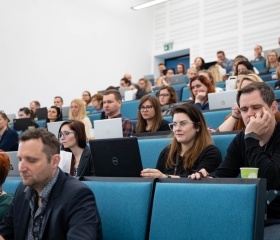 Konference RONALDO+ 18. a 19. dubna v City Campusu OU: setkání projektových manažerů a manažerek veřejných vysokých škol z celé České republiky. Organizovalo Centrum pro rozvoj a inovace Ostravské univerzity, které v roce 2017 s nápadem na vytvoření této platformy přišlo.Autor: Petra Pokorná