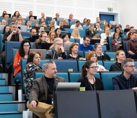 Konference RONALDO+ 18. a 19. dubna v City Campusu OU: setkání projektových manažerů a manažerek veřejných vysokých škol z celé České republiky. Organizovalo Centrum pro rozvoj a inovace Ostravské univerzity, které v roce 2017 s nápadem na vytvoření této platformy přišlo.Autor: Petra Pokorná