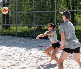 Sportovní den Ostravské univerzity 30. dubna 2024 v City Campusu Ostravské univerzity na Černé louceAutor: Petra Pokorná