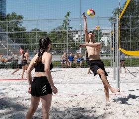 Sportovní den Ostravské univerzity 30. dubna 2024 v City Campusu Ostravské univerzity na Černé louceAutor: Petra Pokorná