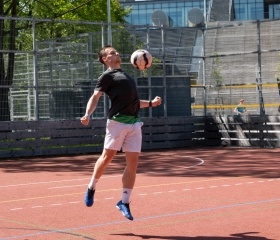 Sportovní den Ostravské univerzity 30. dubna 2024 v City Campusu Ostravské univerzity na Černé louceAutor: Petra Pokorná