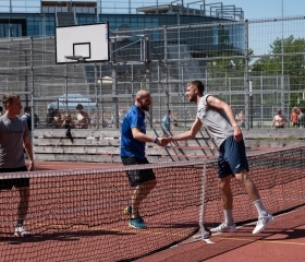 Sportovní den Ostravské univerzity 30. dubna 2024 v City Campusu Ostravské univerzity na Černé louceAutor: Petra Pokorná