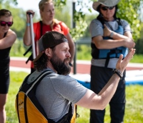 Sportovní den Ostravské univerzity 30. dubna 2024 v City Campusu Ostravské univerzity na Černé louceAutor: Petra Pokorná