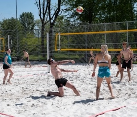 Sportovní den Ostravské univerzity 30. dubna 2024 v City Campusu Ostravské univerzity na Černé louceAutor: Petra Pokorná