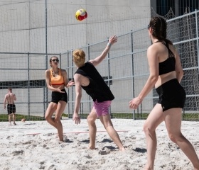 Sportovní den Ostravské univerzity 30. dubna 2024 v City Campusu Ostravské univerzity na Černé louceAutor: Petra Pokorná