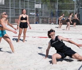 Sportovní den Ostravské univerzity 30. dubna 2024 v City Campusu Ostravské univerzity na Černé louceAutor: Petra Pokorná
