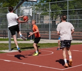 Sportovní den Ostravské univerzity 30. dubna 2024 v City Campusu Ostravské univerzity na Černé louceAutor: Petra Pokorná