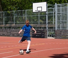 Sportovní den Ostravské univerzity 30. dubna 2024 v City Campusu Ostravské univerzity na Černé louceAutor: Petra Pokorná