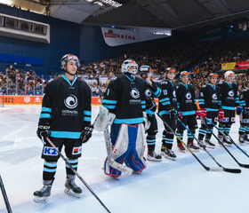 Ostravské hokejové derby OU vs. VŠB-TUO v Ostravar aréně 17. října 2023Autor: Václav Čajka
