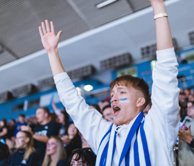 Ostravské hokejové derby OU vs. VŠB-TUO v Ostravar aréně 17. října 2023Autor: Václav Čajka