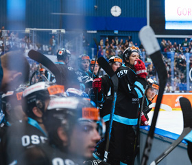 Ostravské hokejové derby OU vs. VŠB-TUO v Ostravar aréně 17. října 2023Autor: Václav Čajka