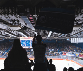 Ostravské hokejové derby OU vs. VŠB-TUO v Ostravar aréně 17. října 2023Autor: Václav Čajka