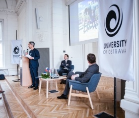 Návštěva velvyslance USA v ČR Bijana Sabeta na půdě Ostravské univerzity 27. února 2024Autor: Jana Greplová
