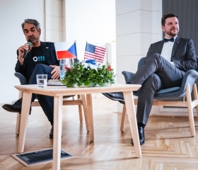 Návštěva velvyslance USA v ČR Bijana Sabeta na půdě Ostravské univerzity 27. února 2024Autor: Jana Greplová