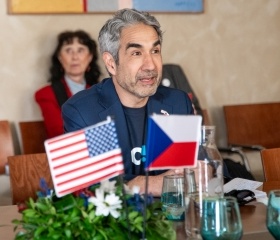 Návštěva velvyslance USA v ČR Bijana Sabeta na půdě Ostravské univerzity 27. února 2024Autor: Jana Greplová