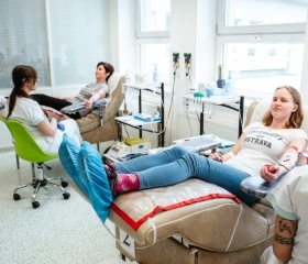 Daruj krev: mezifakultní soutěž Ostravské univerzity 15. dubna 2024Autor: Jana Greplová