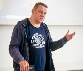 Komunikace vědy s Martinem Rychlíkem na Ostravské univerzitě 2. května 2024Autor: David Kopáček