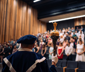 Promoce bakalářských a magisterských absolventek a absolventů Ostravské univerzity v červnu 2024Autor: Marek Stratil