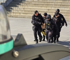 Taktické cvičení „Aktivní střelec“Copyright: Moravskoslezský kraj, Policie ČR