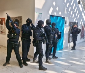 Taktické cvičení „Aktivní střelec“Copyright: Moravskoslezský kraj, Policie ČR