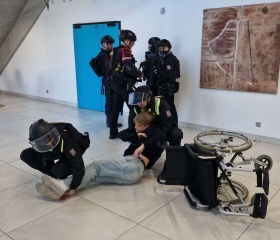 Taktické cvičení „Aktivní střelec“Copyright: Moravskoslezský kraj, Policie ČR