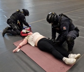 Taktické cvičení „Aktivní střelec“Copyright: Moravskoslezský kraj, Policie ČR