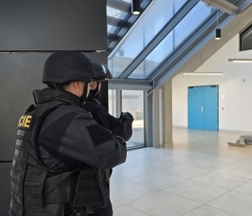 Taktické cvičení „Aktivní střelec“Copyright: Moravskoslezský kraj, Policie ČR