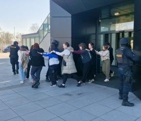 Taktické cvičení „Aktivní střelec“Copyright: Moravskoslezský kraj, Policie ČR