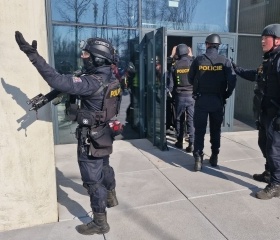 Taktické cvičení „Aktivní střelec“Copyright: Moravskoslezský kraj, Policie ČR