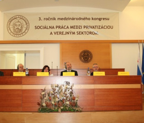 Konference Sociální práce mezi privatizací a veřejným sektoremCopyright: Trnavská univerzita v Trnave