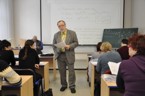 Sekce matematiky - dr. Josef Kubát přednáší na téma Metody řešení důkazových matematických úloh