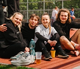 Sportovní den Ostravské univerzity 2025 se uskutečnil 7. května v City Campusu Ostravské univerzity na Černé louce.Autor: Jana Greplová