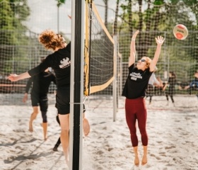 Sportovní den Ostravské univerzity 2025 se uskutečnil 7. května v City Campusu Ostravské univerzity na Černé louce.Autor: Jana Greplová