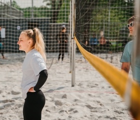 Sportovní den Ostravské univerzity 2025 se uskutečnil 7. května v City Campusu Ostravské univerzity na Černé louce.Autor: Jana Greplová
