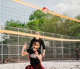 Sportovní den Ostravské univerzity 2025 se uskutečnil 7. května v City Campusu Ostravské univerzity na Černé louce.Autor: Jana Greplová